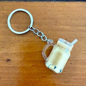 NEW mini boba tea keychain, Hang on keys, backpack, or handbag